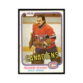 Richard Sevigny 1981 O-Pee-Chee #191 Montreal Canadiens Hockey Card EX