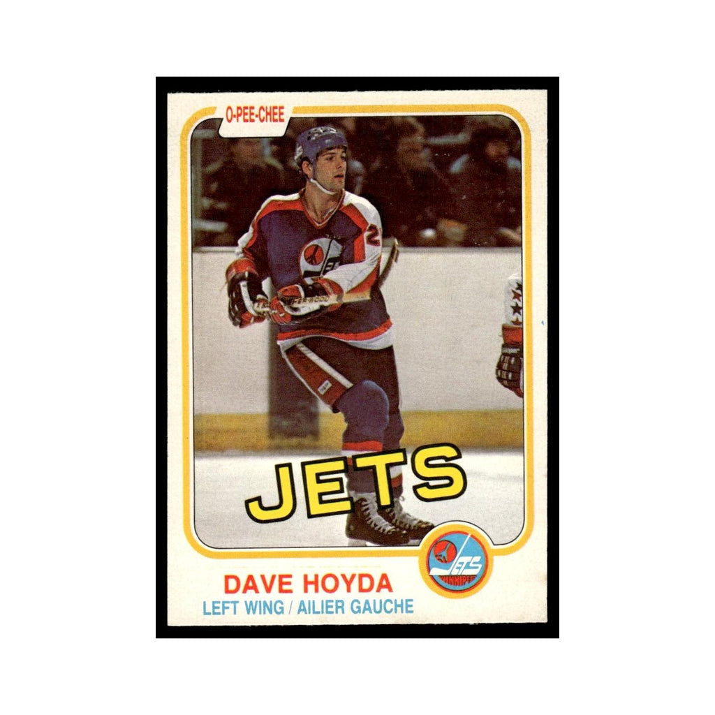 Dave Hoyda 1981 O-Pee-Chee #366 Winnipeg Jets Hockey Card EX