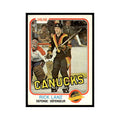 Rick Lanz Rookie 1981 O-Pee-Chee #338 Vancouver Canucks Hockey Card EX