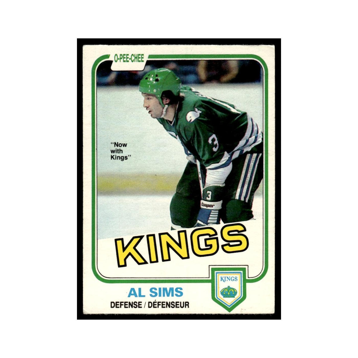 Al Sims 1981 O-Pee-Chee #131 Los Angeles Kings Hockey Card EX