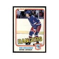 Ron Greschner 1981 O-Pee-Chee #224 New York Rangers Hockey Card EX