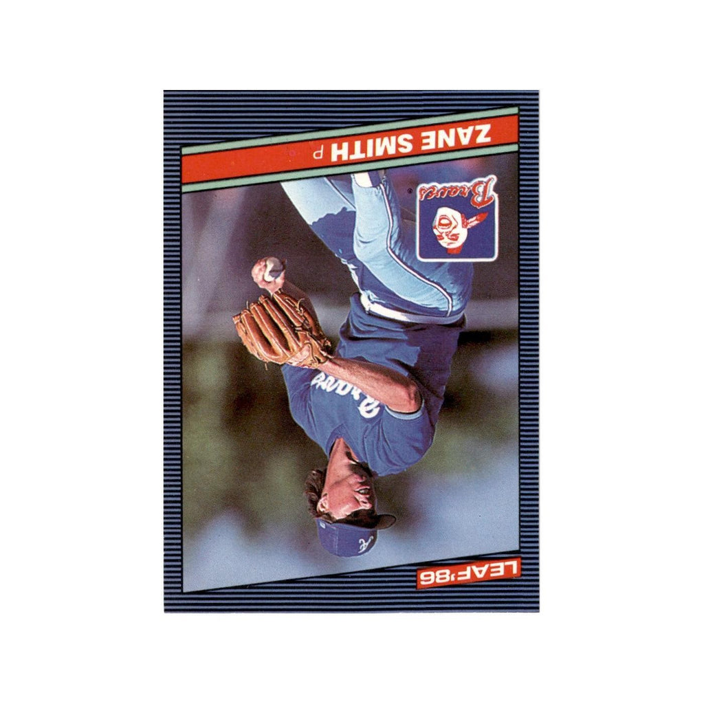 Zane Smith 1986 Leaf #222 Atlanta Braves Baseball Card NM