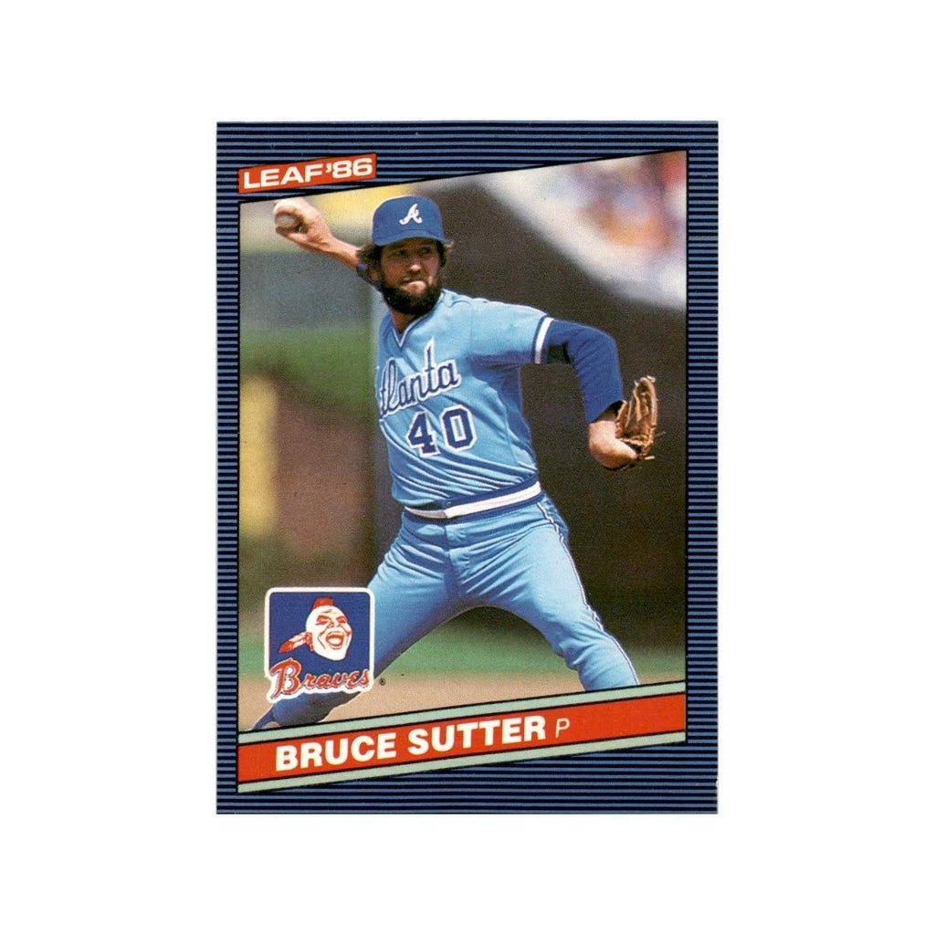 Bruce Sutter 1986 Leaf #192 Atlanta Braves Baseball Card NM