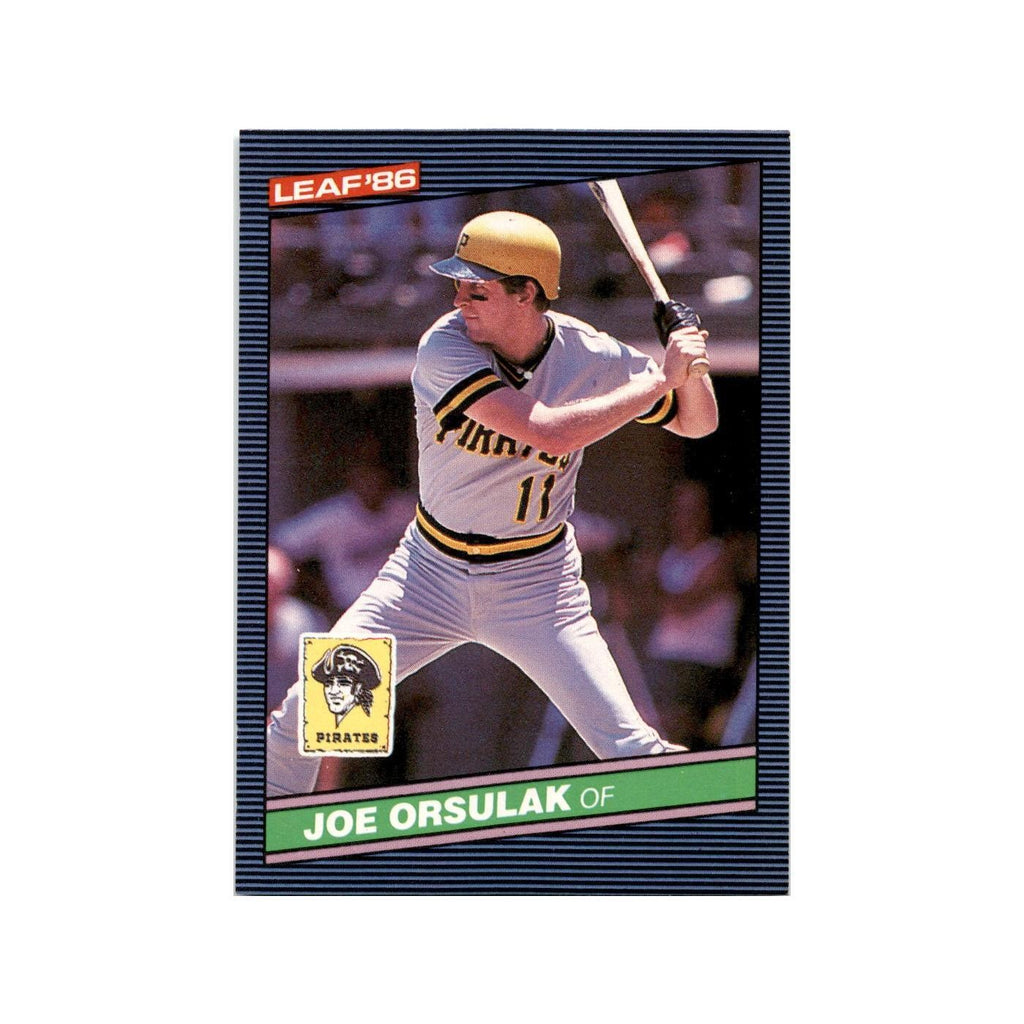 Joe Orsulak Rookie 1986 Leaf #218 Pittsburgh Pirates Baseball Card NM
