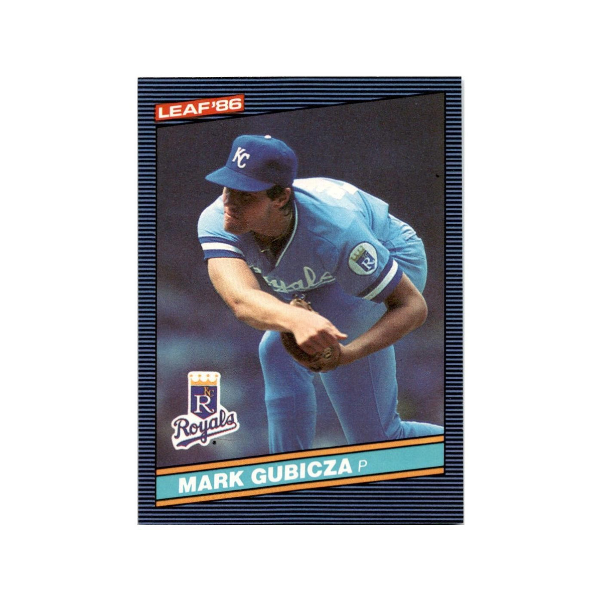 Mark Gubicza 1986 Leaf #226 Kansas City Royals Baseball Card NM