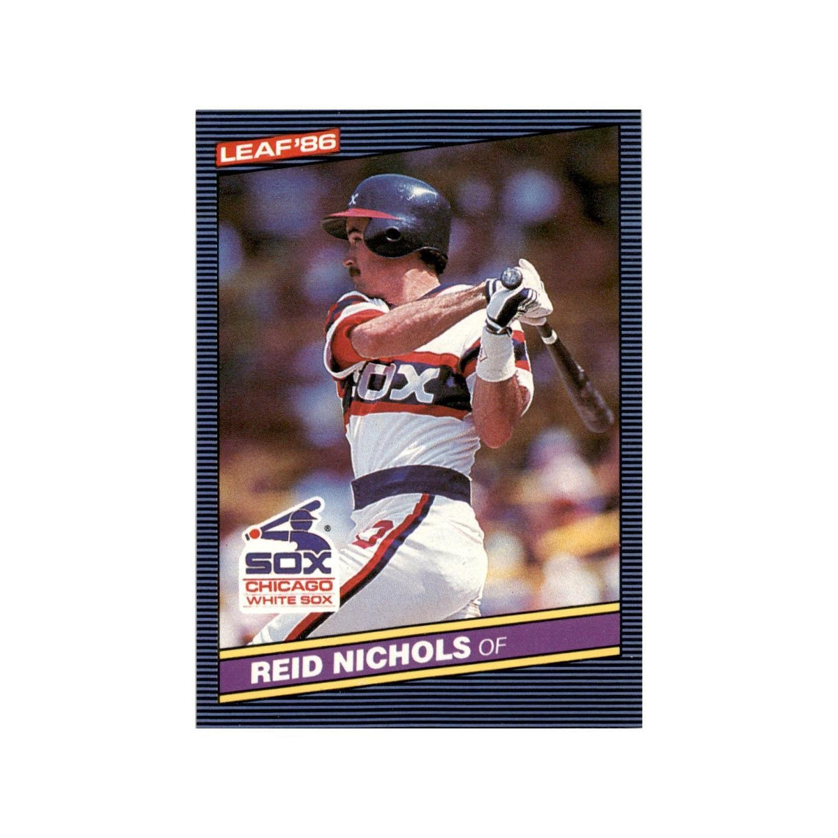 Reid Nichols 1986 Leaf #224 Chicago White Sox Baseball Card NM