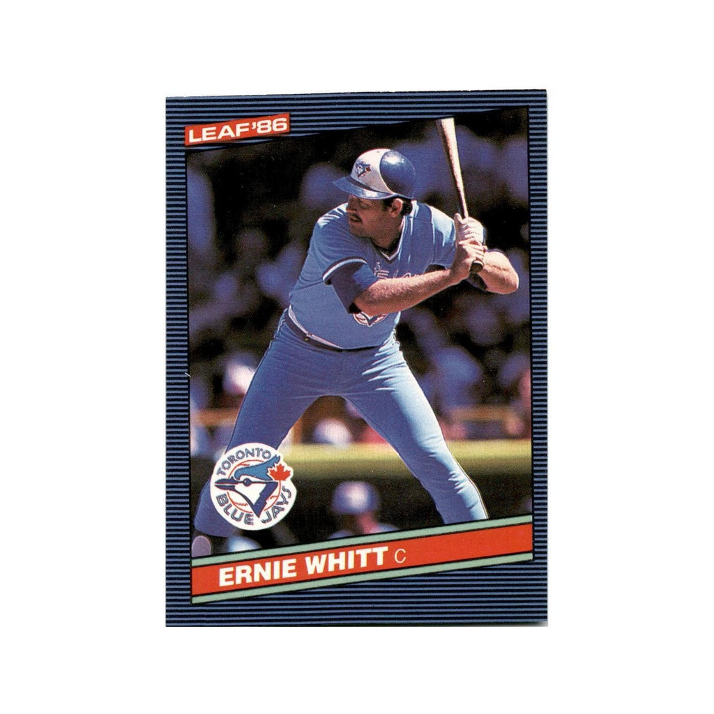 Ernie Whitt 1986 Leaf #217 Toronto Blue Jays Baseball Card NM
