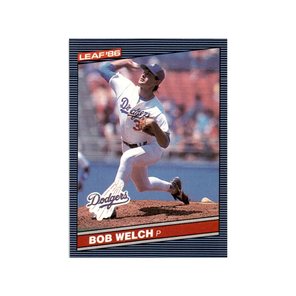Bob Welch 1986 Leaf #223 Los Angeles Dodgers Baseball Card NM