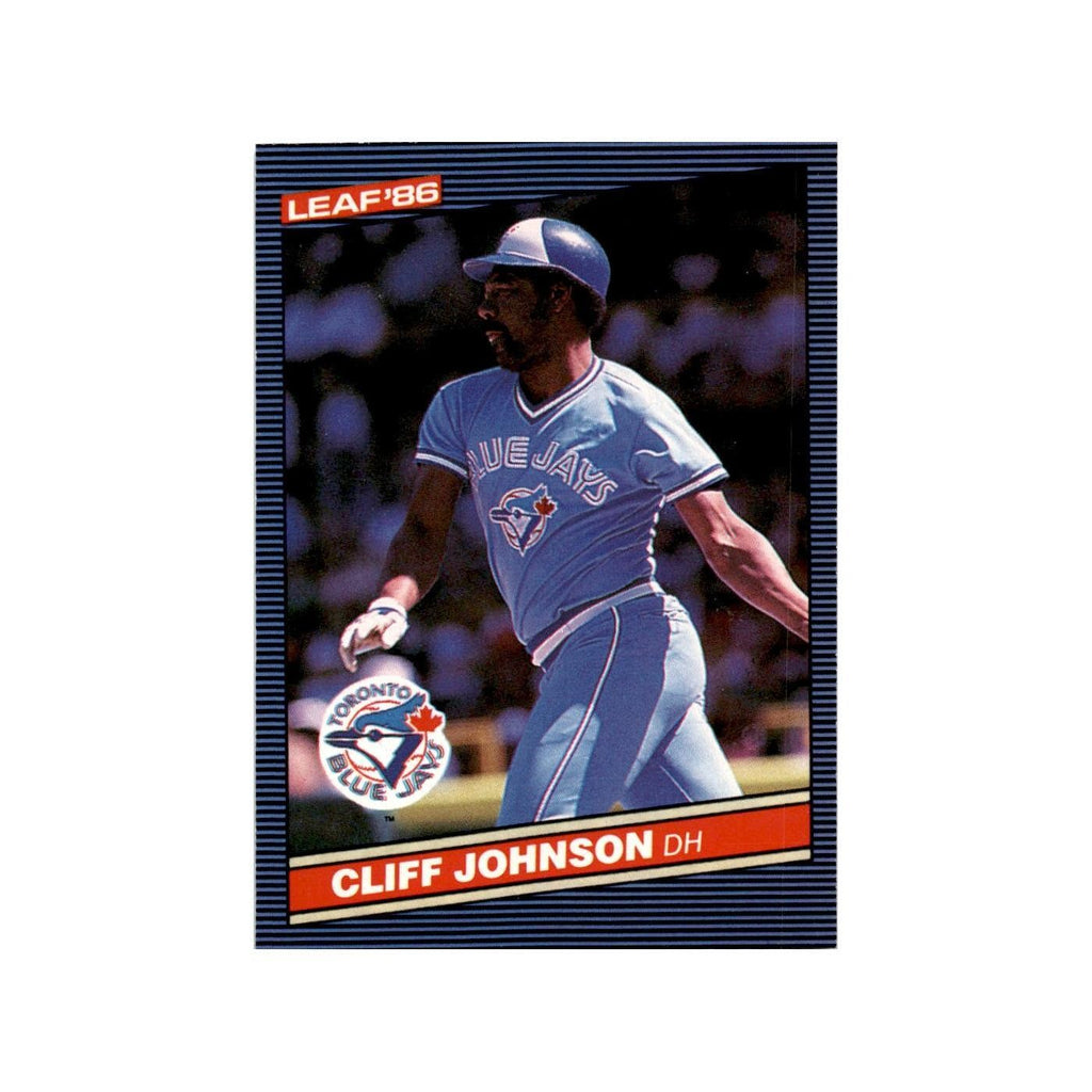 Cliff Johnson 1986 Leaf #250 Toronto Blue Jays Baseball Card NM