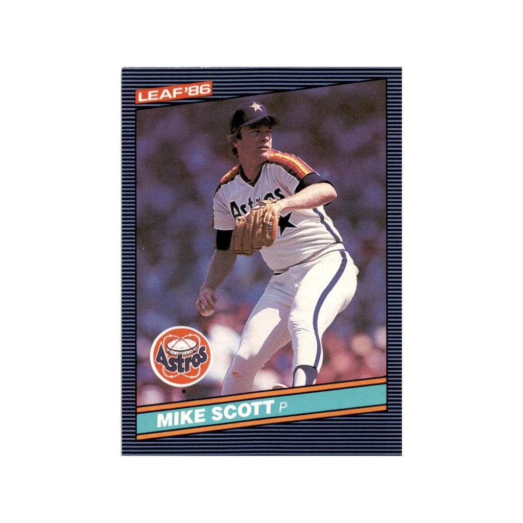 Mike Scott 1986 Leaf #235 Houston Astros Baseball Card NM