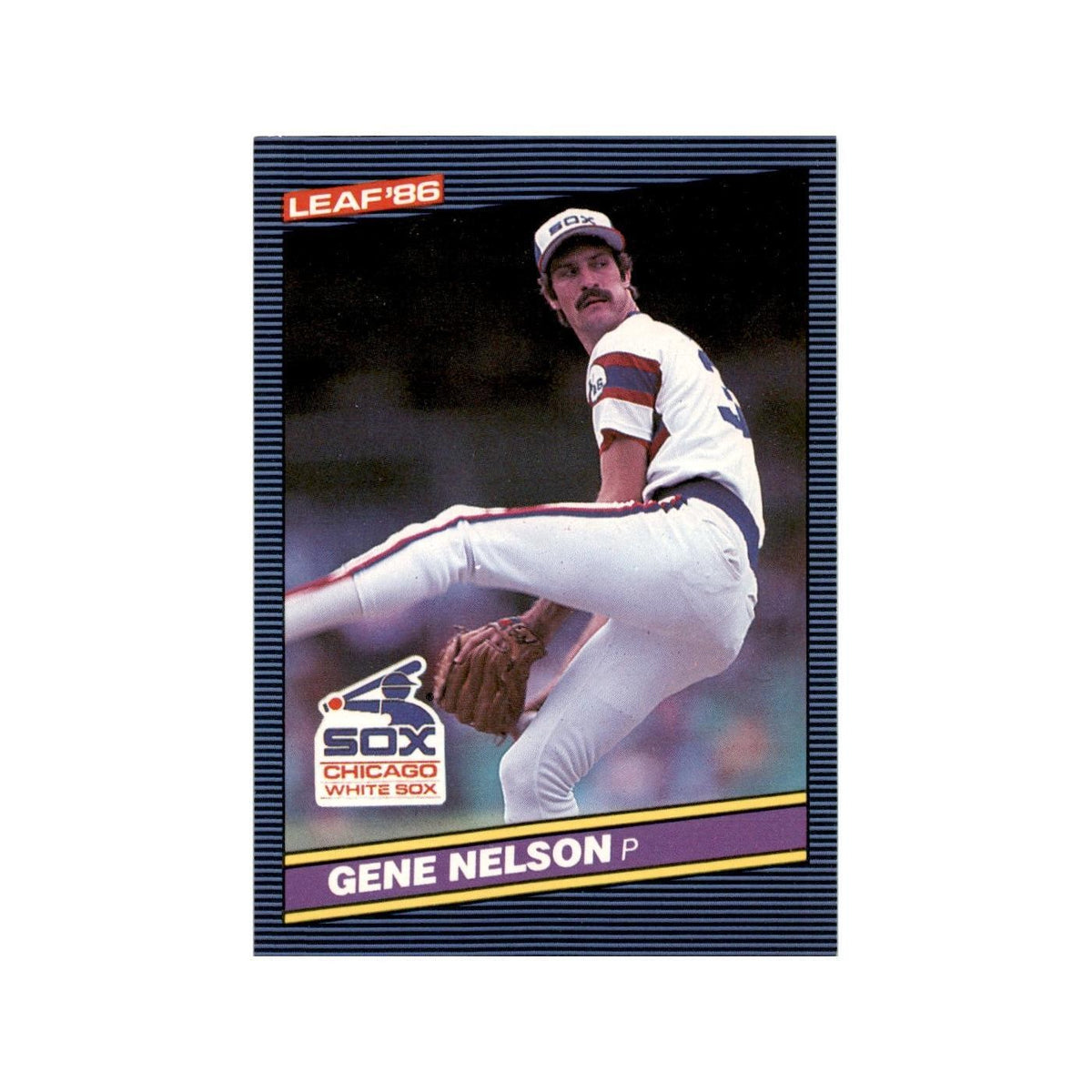 Gene Nelson 1986 Leaf #245 Chicago White Sox Baseball Card NM
