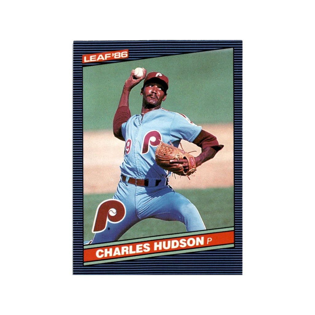Charles Hudson 1986 Leaf #239 Philadelphia Phillies Baseball Card NM