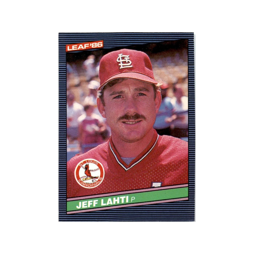 Jeff Lahti 1986 Leaf #233 St. Louis Cardinals Baseball Card NM