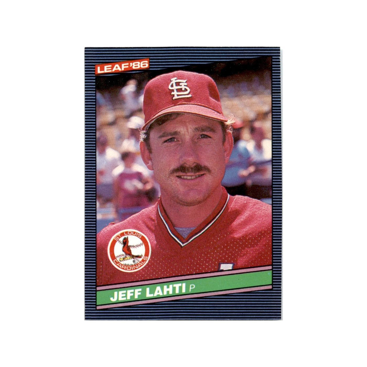 Jeff Lahti 1986 Leaf #233 St. Louis Cardinals Baseball Card NM