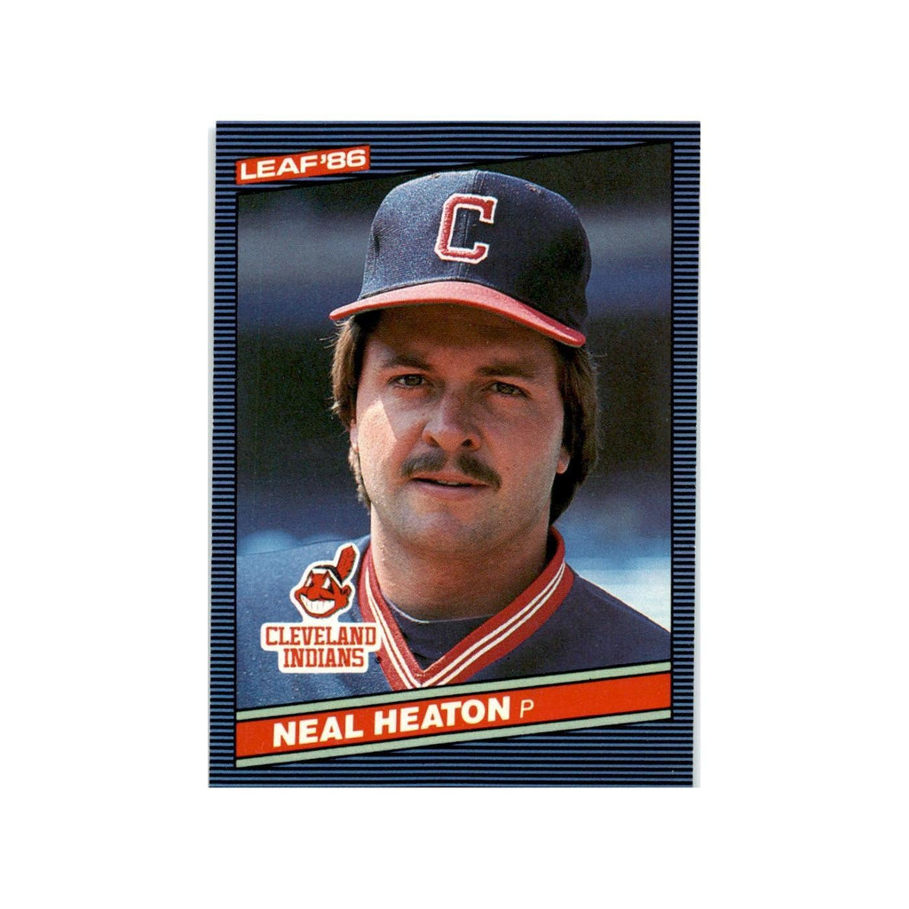 Neal Heaton 1986 Leaf #203 Cleveland Indians Baseball Card NM