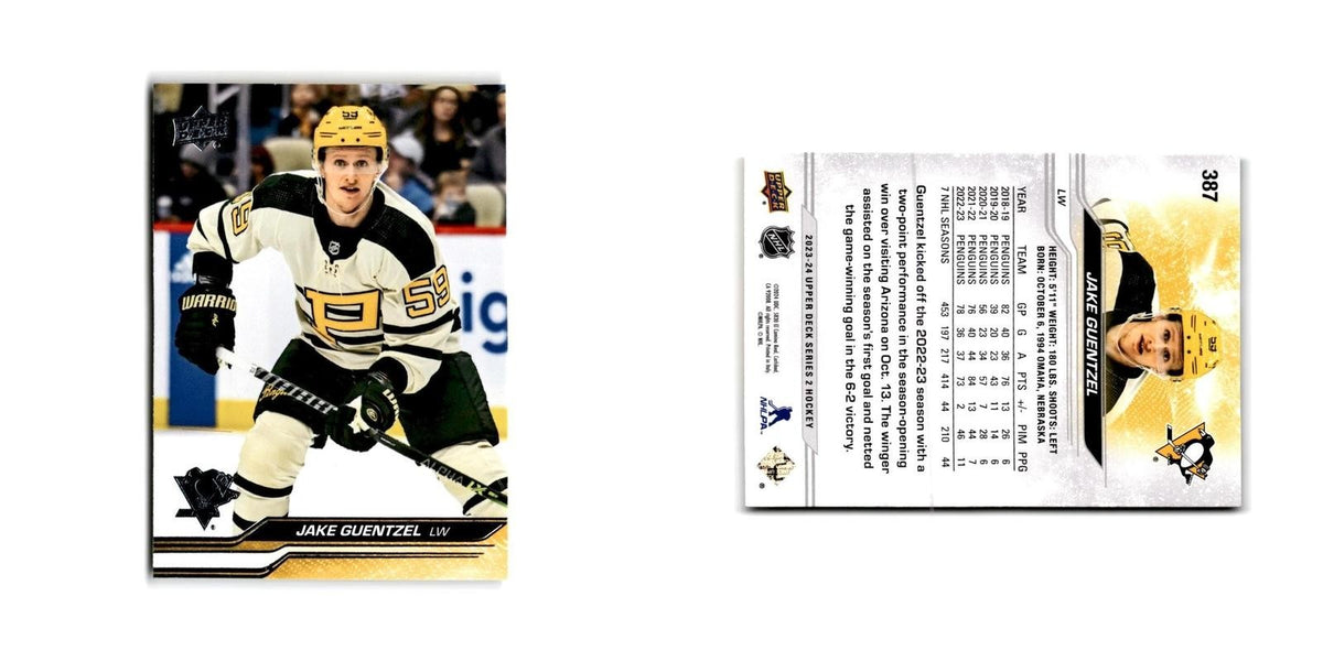 2023 Upper Deck Jake Guentzel Pittsburgh Penguins #387