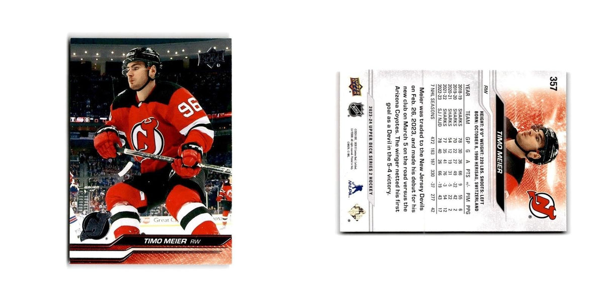 2023 Upper Deck Timo Meier New Jersey Devils #357