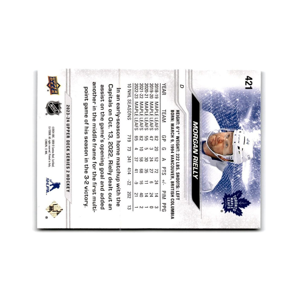 2023 Upper Deck Morgan Rielly Toronto Maple Leafs #421