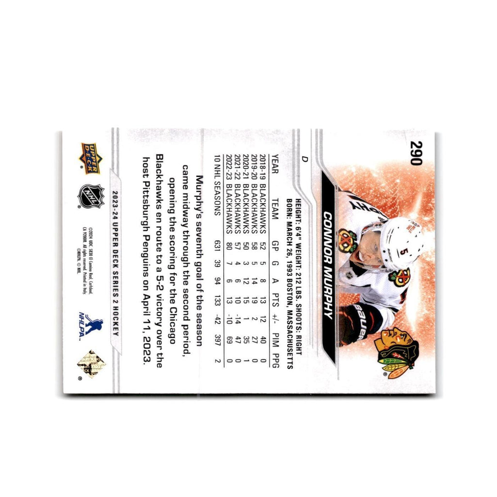 2023 Upper Deck Connor Murphy Chicago Blackhawks #290