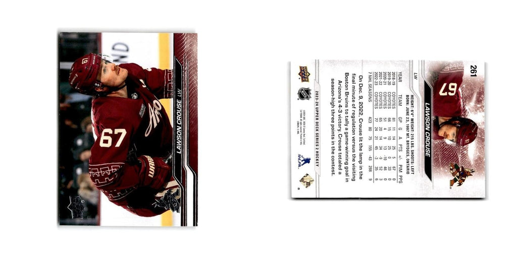 2023 Upper Deck Lawson Crouse Arizona Coyotes #261