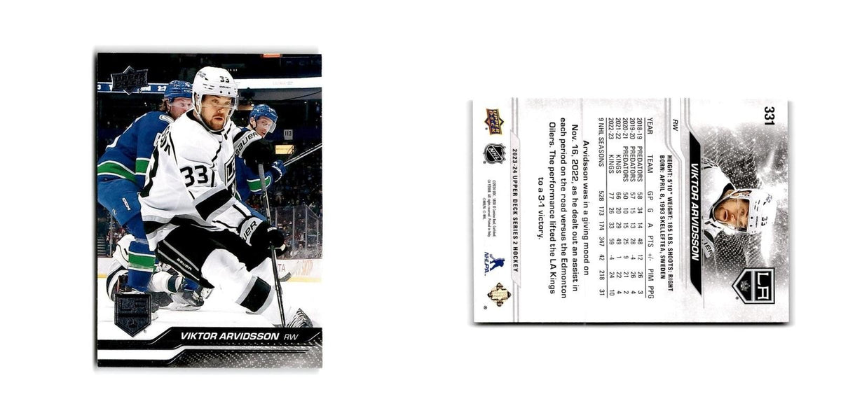 2023 Upper Deck Viktor Arvidsson Los Angeles Kings #331