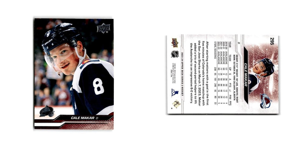 2023 Upper Deck Cale Makar Colorado Avalanche #295