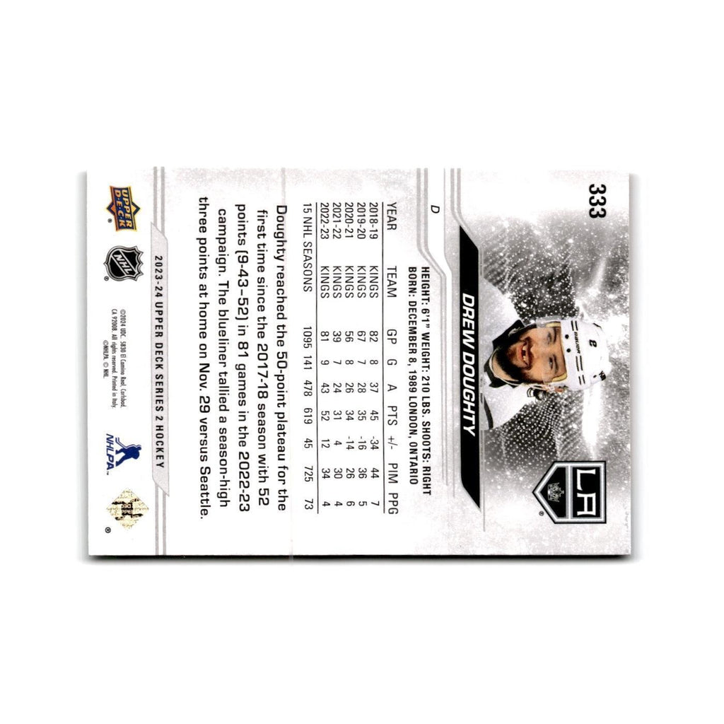 2023 Upper Deck Drew Doughty Los Angeles Kings #333