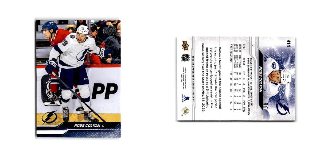2023 Upper Deck Ross Colton Tampa Bay Lightning #414