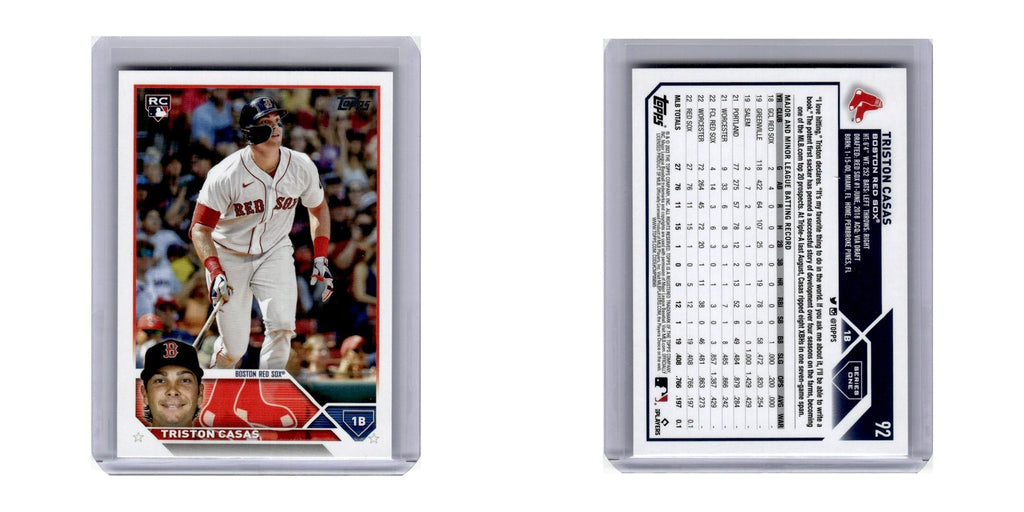 2023 Topps Triston Casas RC Red Sox #92