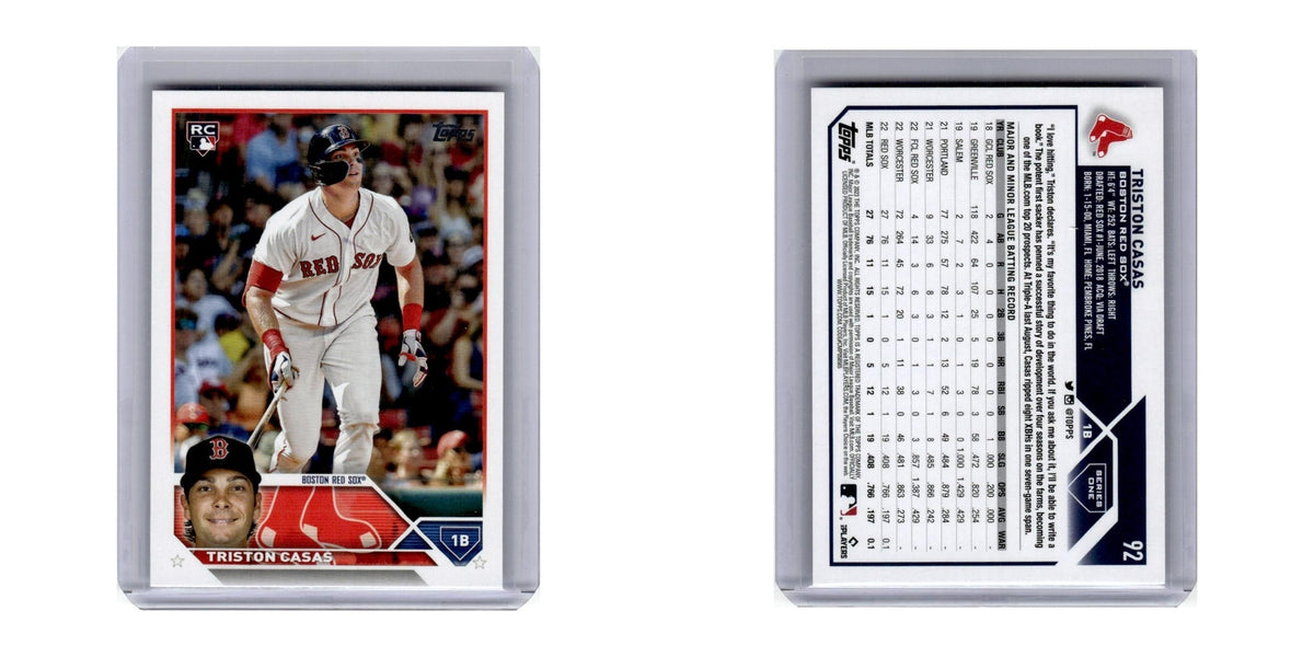 2023 Topps Triston Casas RC Red Sox #92