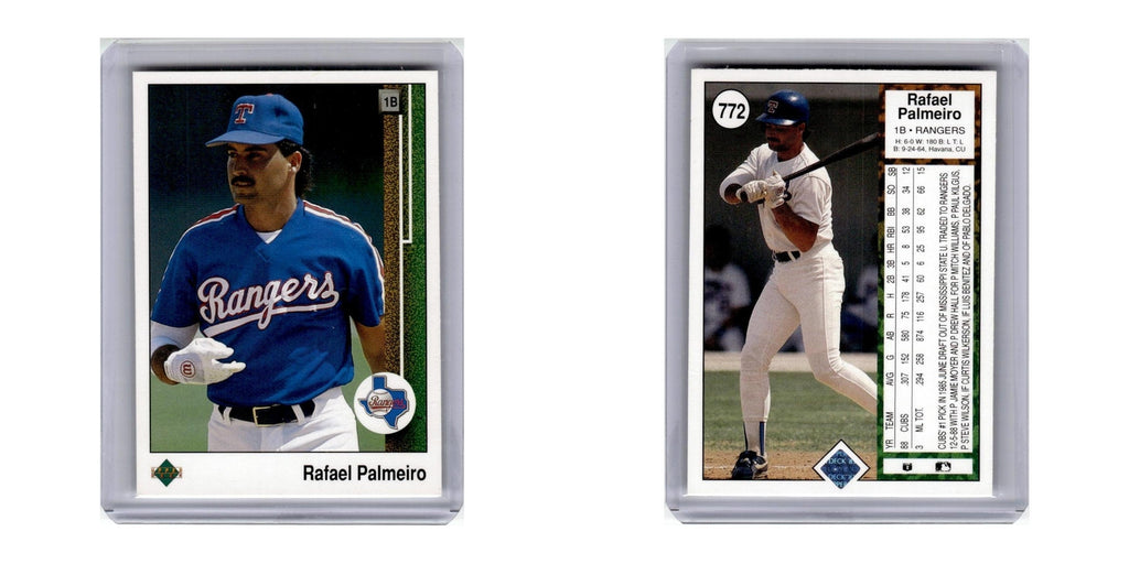 1988 Upper Deck Rafael Palmeiro #772