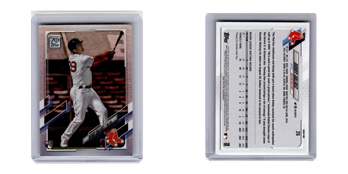 2021 Topps Bobby Dalbec Red Sox #26