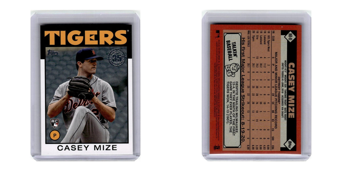 2021 Topps Casey Mize RC Tigers #86B-85
