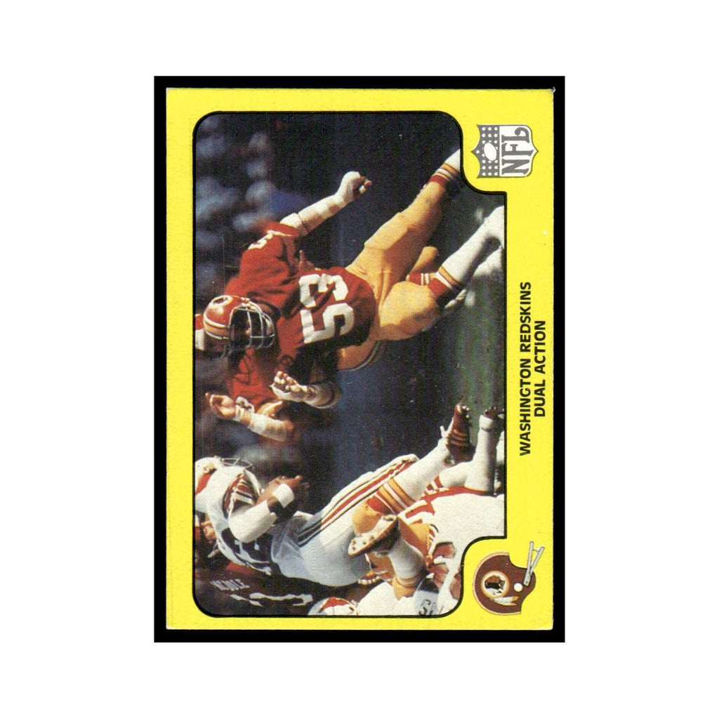 1978 Fleer Team Action Washington Redskins Dual Action #56