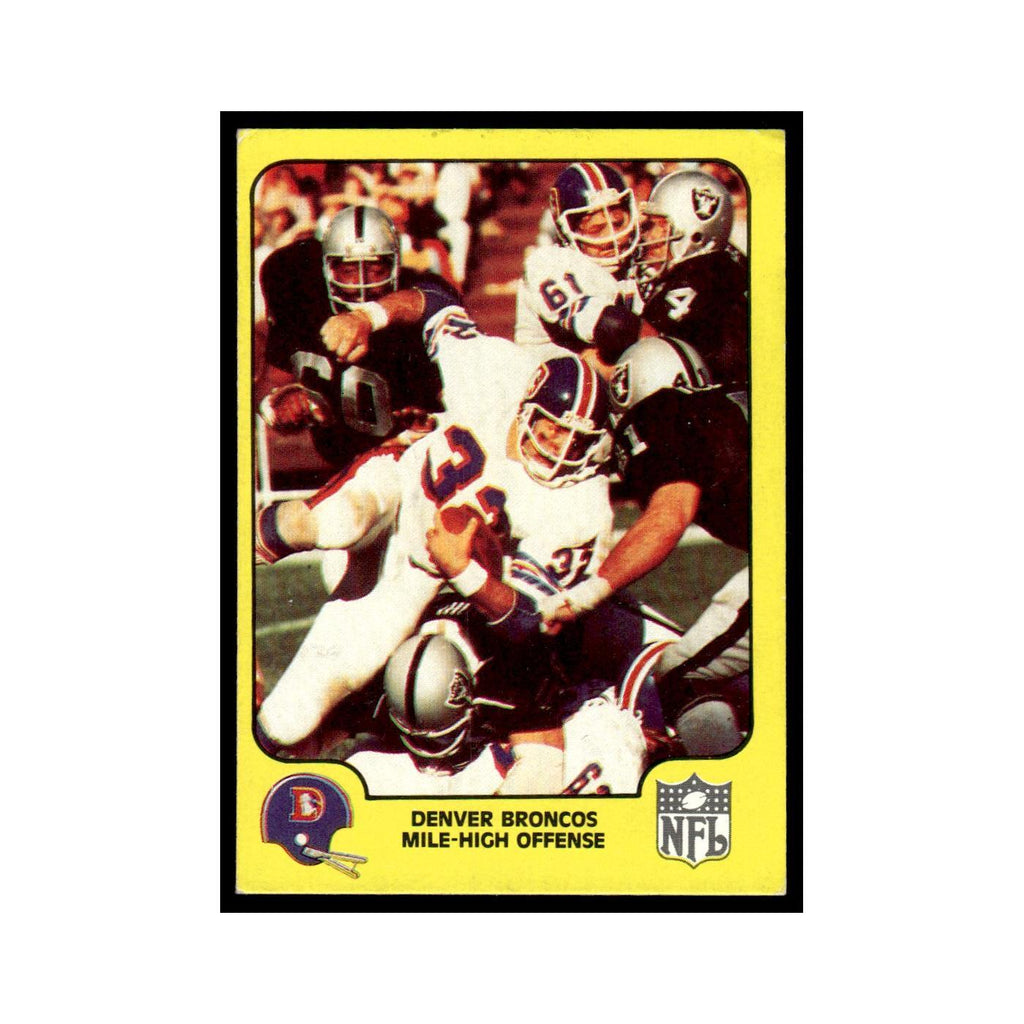 1978 Fleer Team Action Denver Broncos Mile High Offense #15