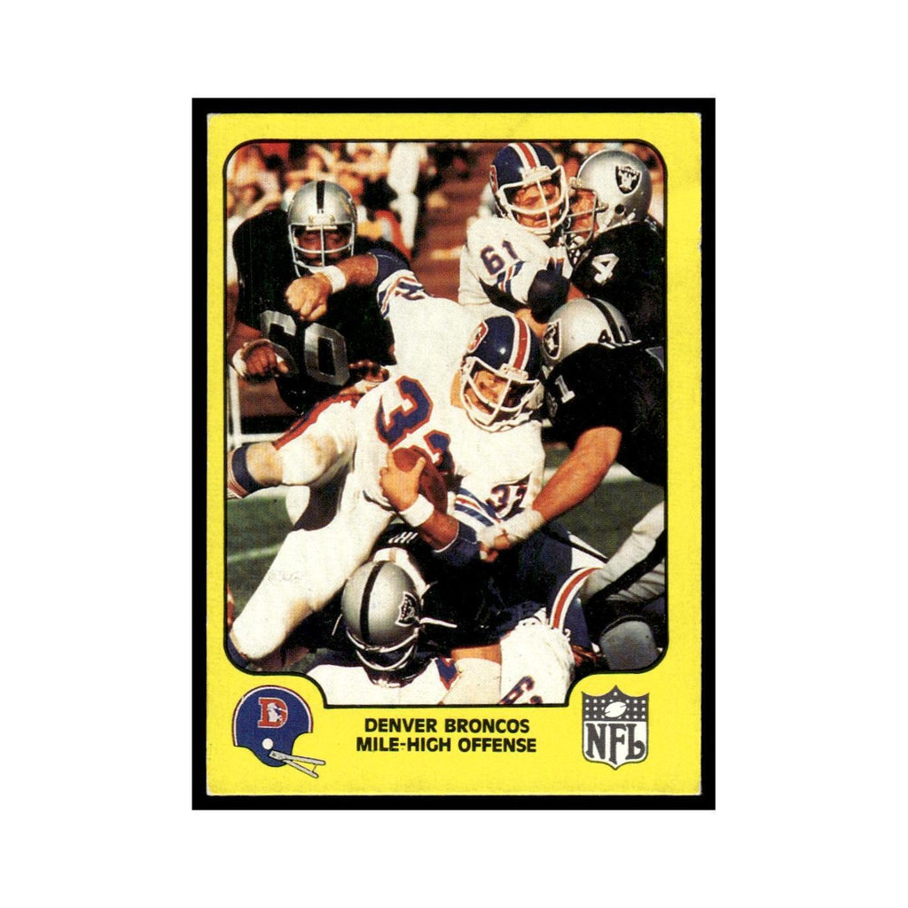 1978 Fleer Team Action Denver Broncos Mile High Offense #15