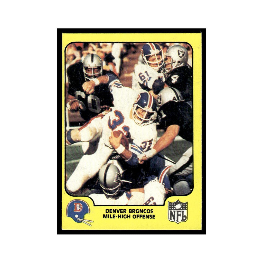 1978 Fleer Team Action Denver Broncos Mile High Offense #15