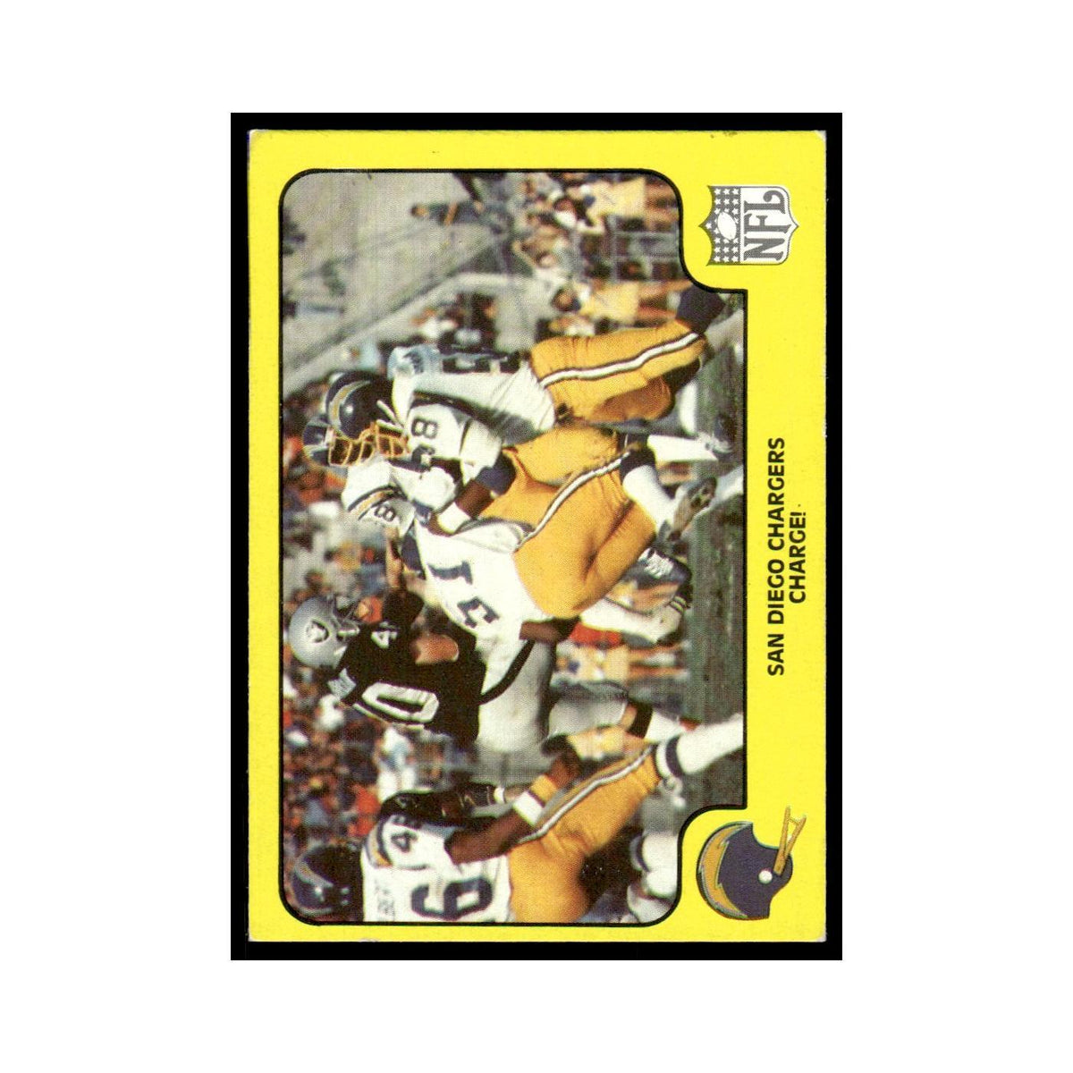 1978 Fleer Team Action San Diego Chargers Charge #48