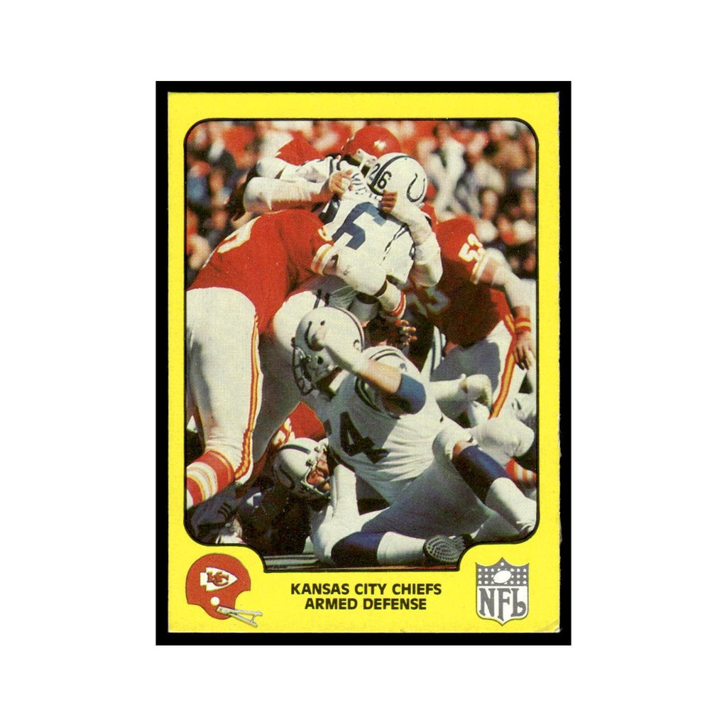 1978 Fleer Team Action Kansas City Chiefs Armed Defense #24
