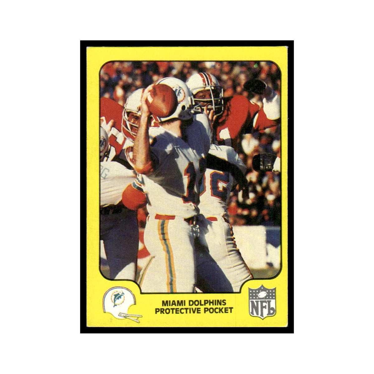 1978 Fleer Team Action Miami Dolphins Protective Pocket #27