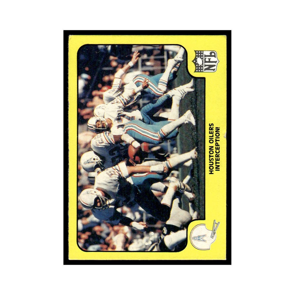 1978 Fleer Team Action Houston Oilers Interception #22