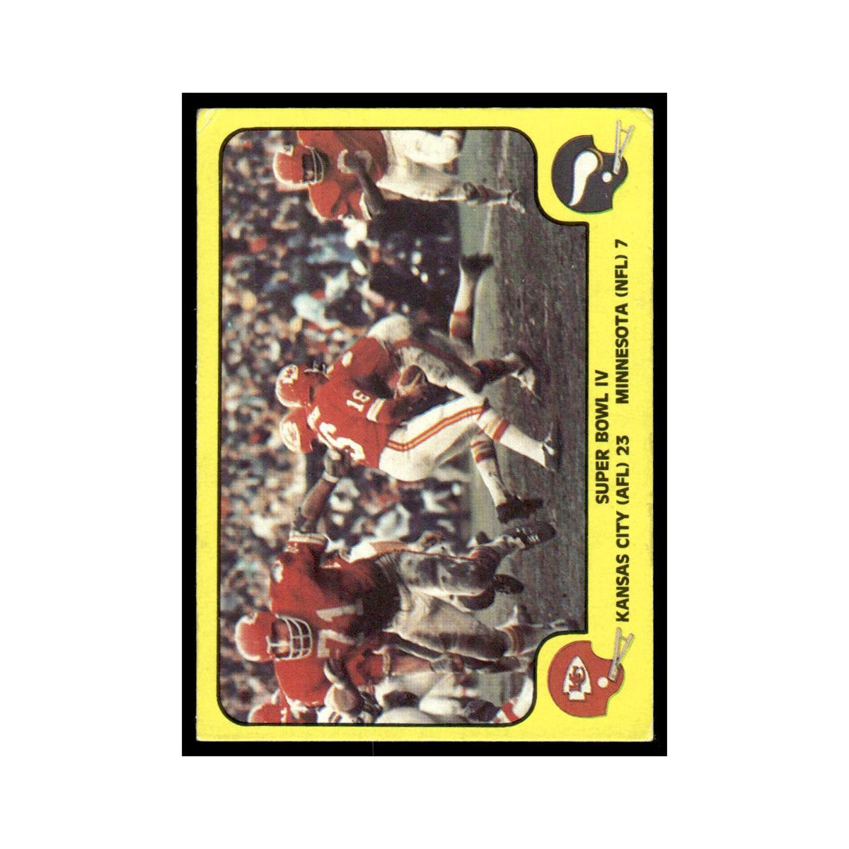 1978 Fleer Team Action Super Bowl IV #60
