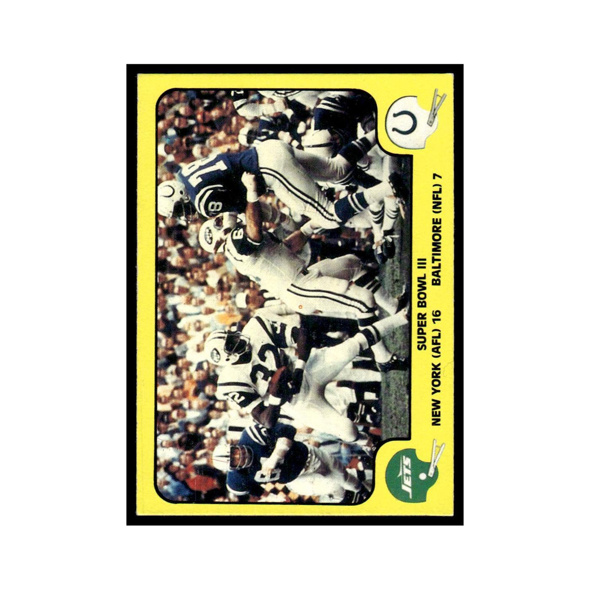 1978 Fleer Team Action Super Bowl III #59