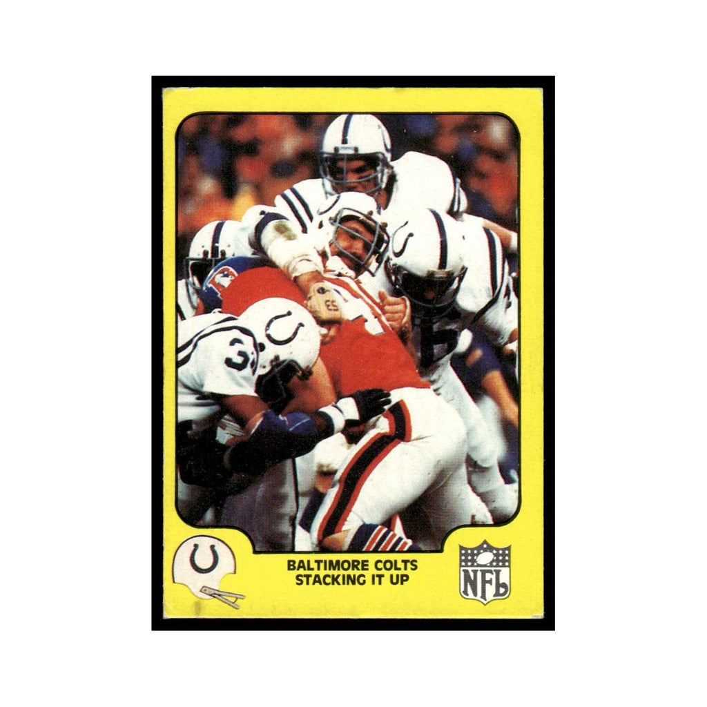 1978 Fleer Team Action Baltimore Colts Stacking It Up #4