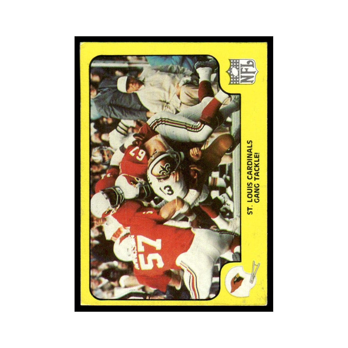 1978 Fleer Team Action St Louis Cardinals Gang Tackle #46