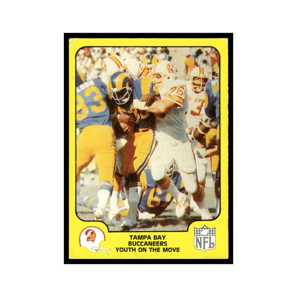 1978 Fleer Team Action Tampa Bay Buccaneers Youth On The Move #54