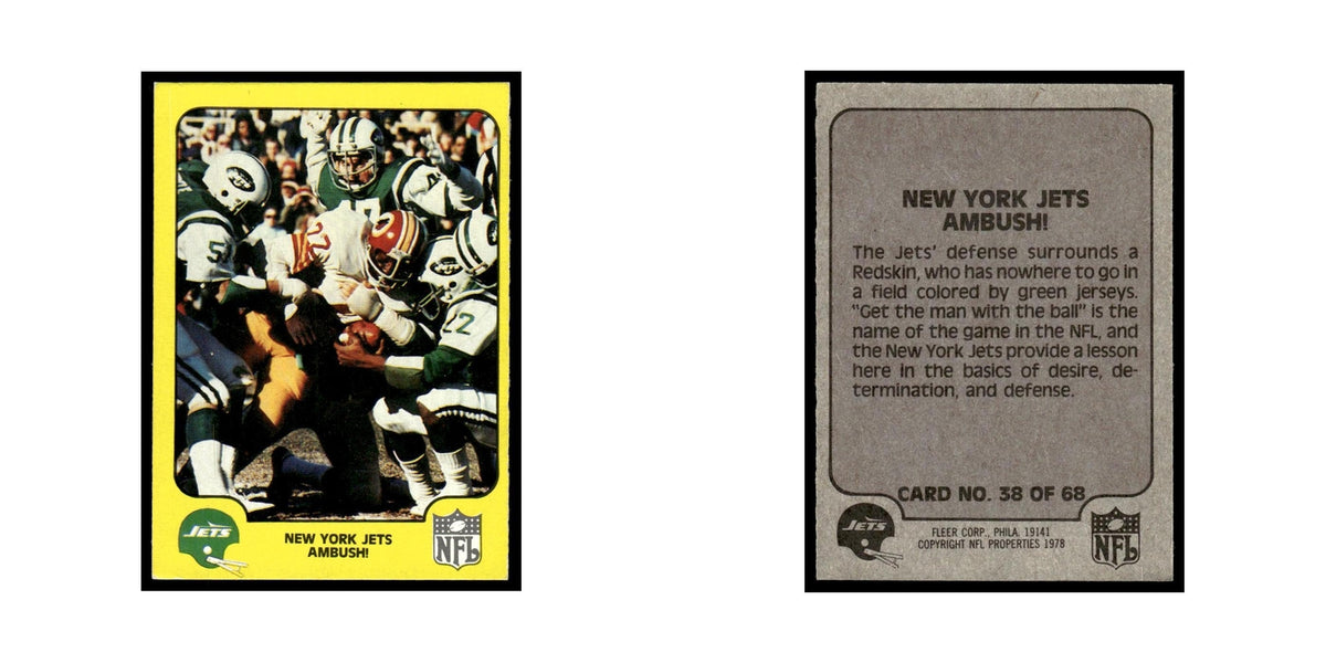 1978 Fleer Team Action New York Jets Ambush #38