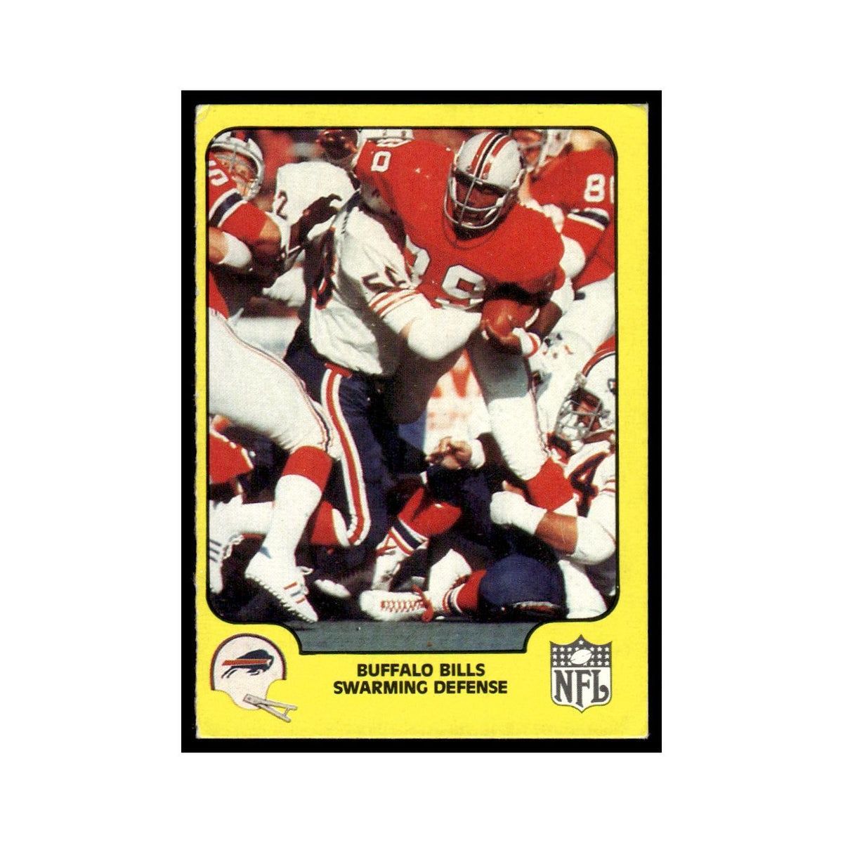 1978 Fleer Team Action Buffalo Bills Swarming Defense #6