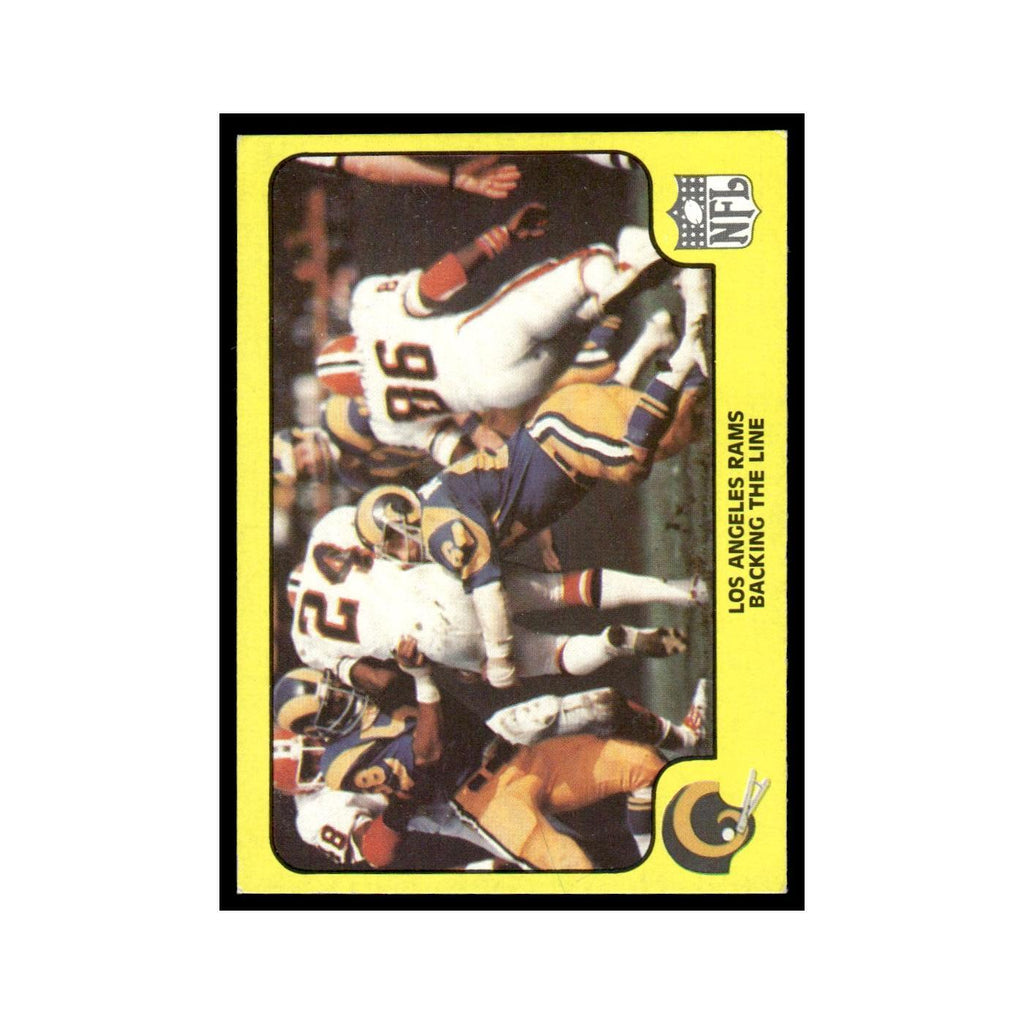 1978 Fleer Team Action Los Angeles Rams Backing The Line #26