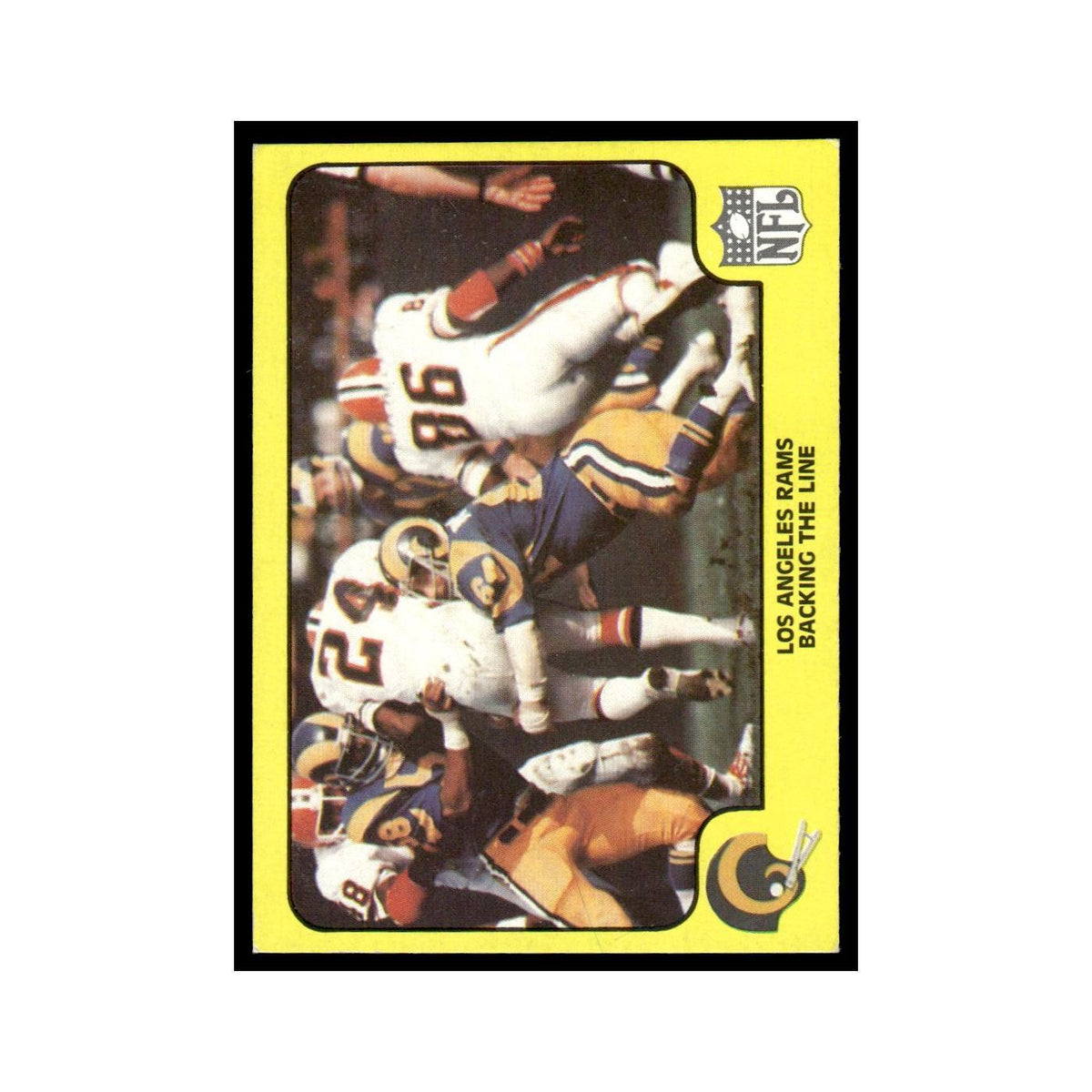 1978 Fleer Team Action Los Angeles Rams Backing The Line #26
